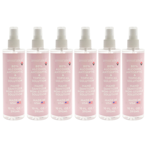 Assurance hand sanitizer non-sterile solution by for unisex - 10 oz hand sanitizer - pack of 6