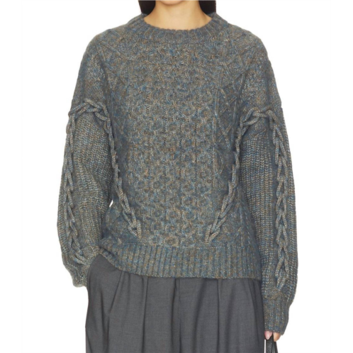 Heartloom raven sweater in olive