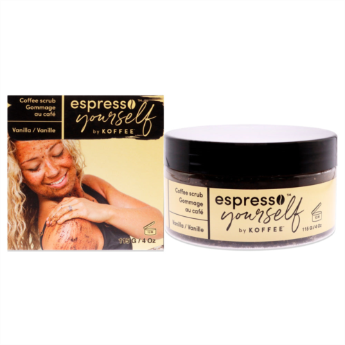 Koffee Beauty coffee scrub - vanilla by for unisex - 4 oz scrub