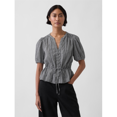 Gap Tie-Waist Top