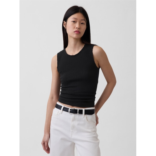 Gap Pointelle Shell Tank Top