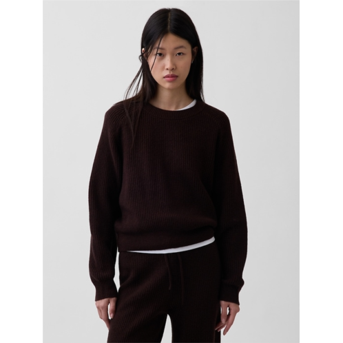Gap CashSoft Relaxed Shaker-Stitch Sweater