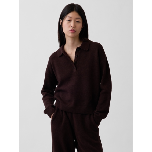 Gap CashSoft Relaxed Polo Sweater