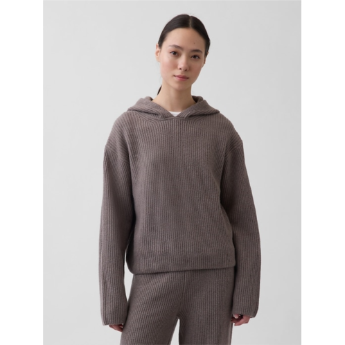 Gap CashSoft Oversized Shaker-Stitch Hoodie