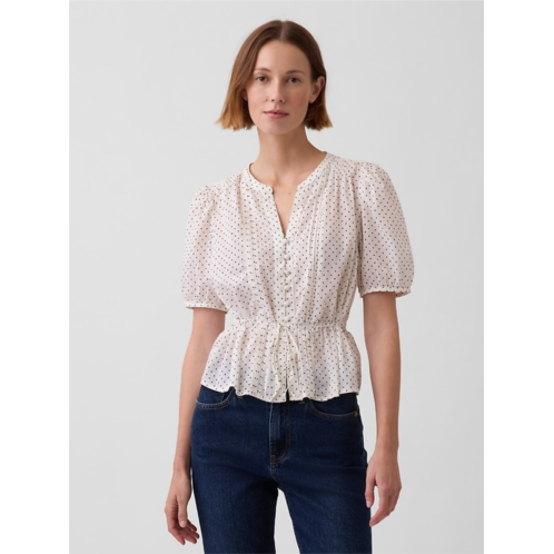 Gap Tie-Waist Top