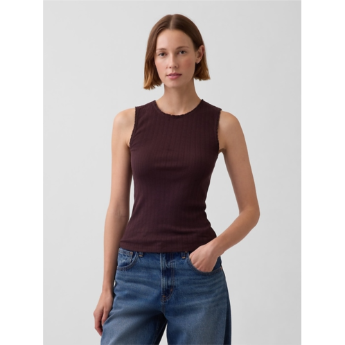 Gap Pointelle Shell Tank Top