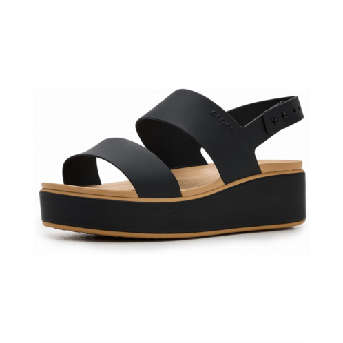 Womens Crocs Brooklyn Cork Low Wedge