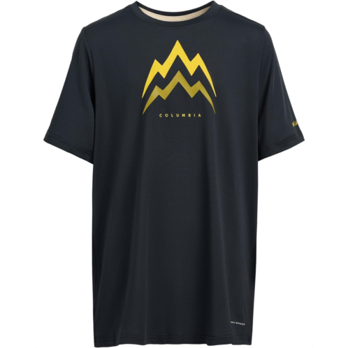 Boys Columbia Kids Tech Trail Utility Short Sleeve Graphic Crew (Little Kid/Big Kid)