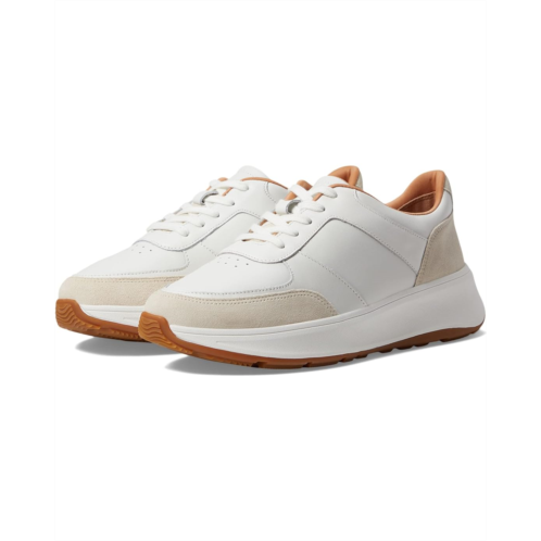 FitFlop F-Mode Leather/Suede Flatform Sneakers