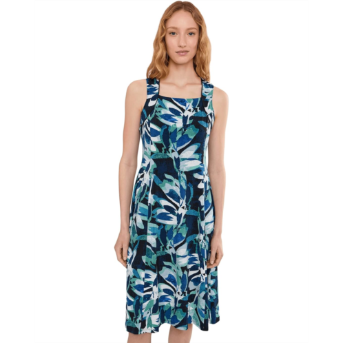 Womens NICZOE Petite Giverny Knit Blanche Dress