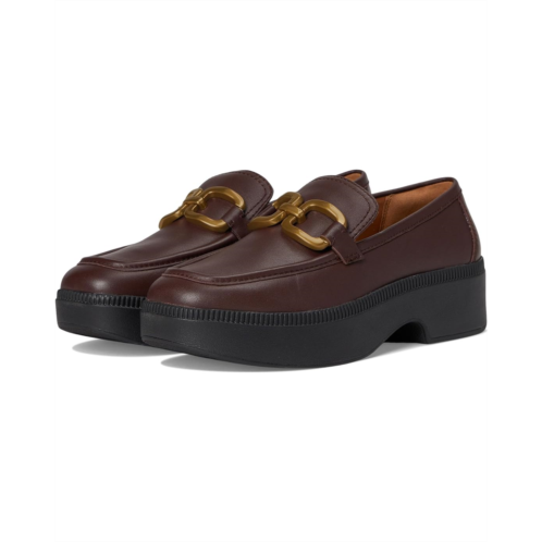 FitFlop F-Luma Square-Chain Leather Loafers
