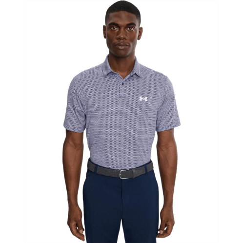 Mens Under Armour Golf Matchplay Printed Golf Polo