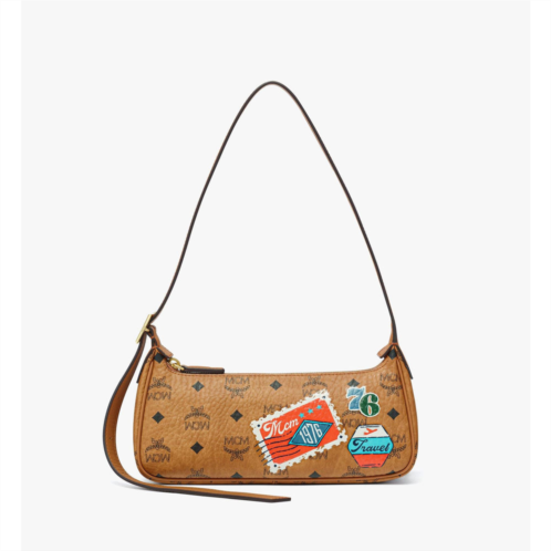 Mcm aren shoulder bag in wanderlust visetos