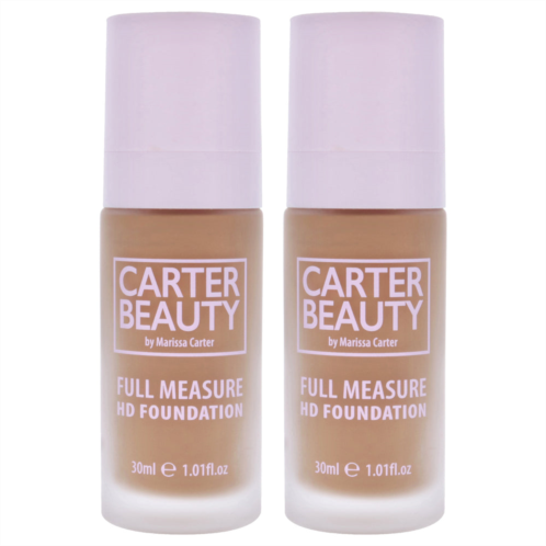 Carter Beauty full measure hd foundation - truffle by for women - 1.01 oz foundation - pack of 2