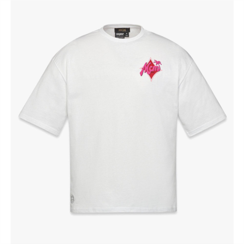 Mcm x snipes logo t-shirt