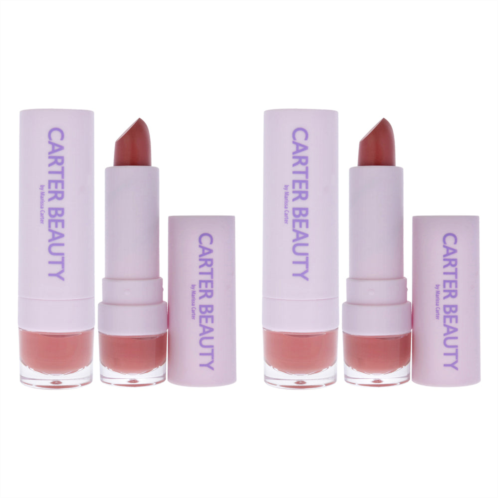 Carter Beauty word of mouth velvet matte lipstick - debbie by for women - 0.16 oz lipstick - pack of 2