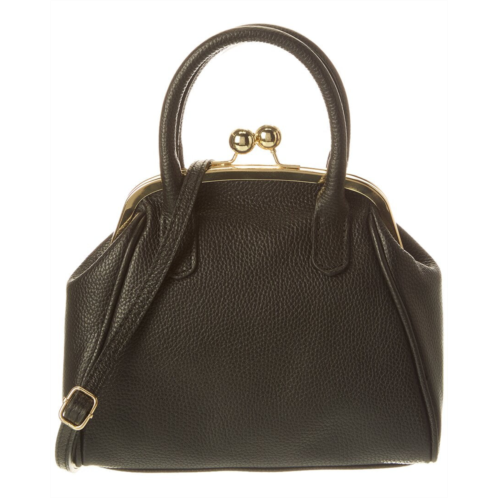 Isabella Rossetti tally27 top handle leather satchel