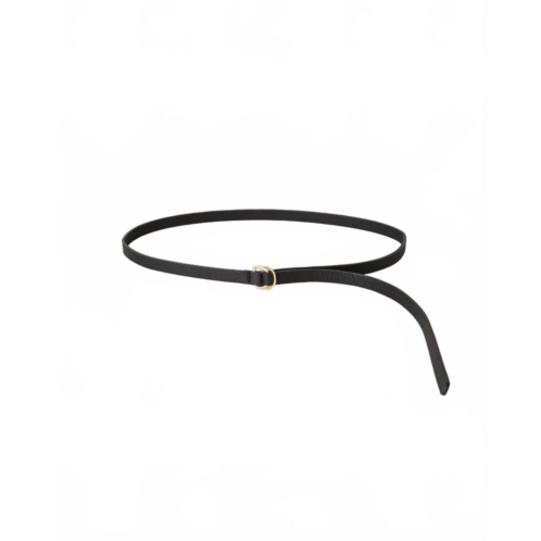 B-LOW THE belt womens tumble mini belt in black gold