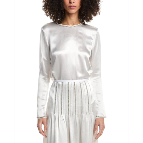 3.1 Phillip Lim crystal trim top