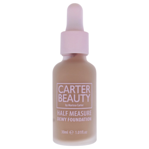 Carter Beauty half measure dewy foundation - caramel chew by for women - 1.01 oz foundation