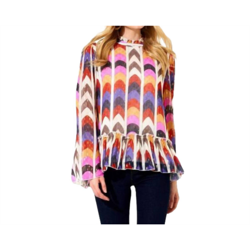 Oliphant peplum blouse in milano