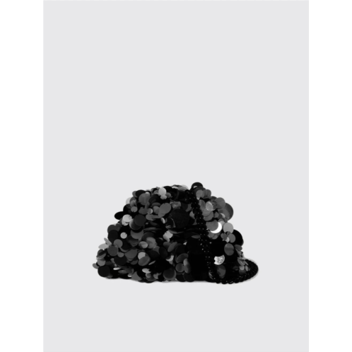 Maria La Rosa womens carnival mini game clutch bag in black