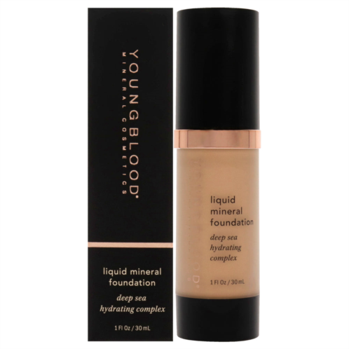 Youngblood liquid mineral foundation - sun kissed by for women - 1 oz foundation