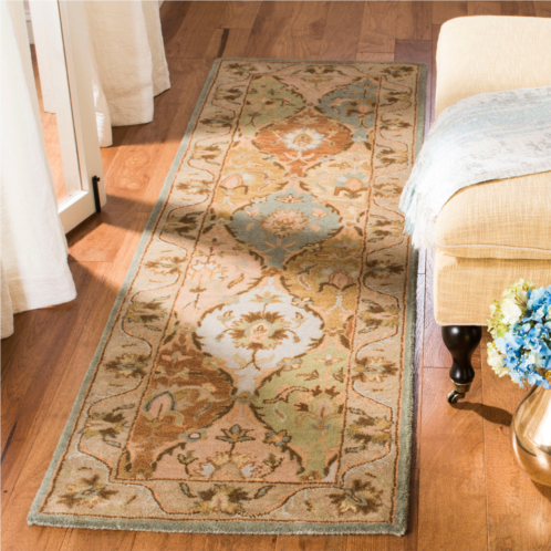 Safavieh classic hand made area rug multi traditional style non-shedding