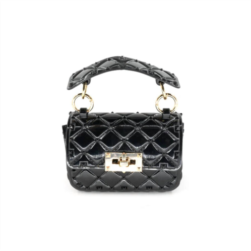 BC Handbags womens buxton jelly bag in black