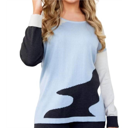 Angel Apparel crew neck pullover in camo combo