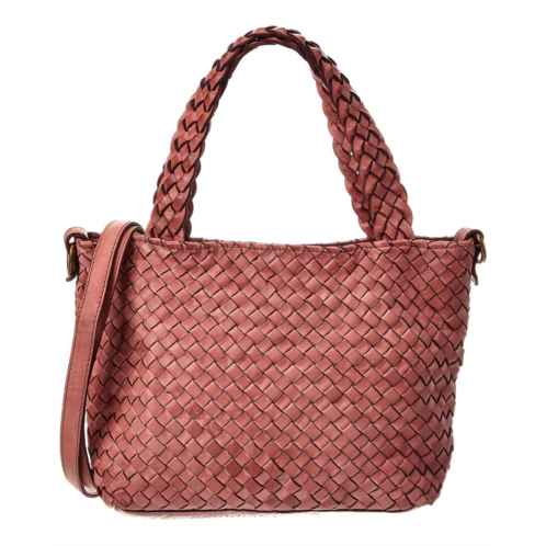 Isabella Rossetti marie hand woven leather tote