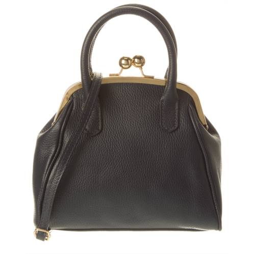 Isabella Rossetti tally27 top handle leather satchel