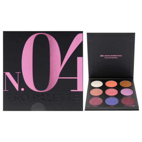 Klara pro eyeshadow palette - n.04 by for women - 0.38 oz eye shadow