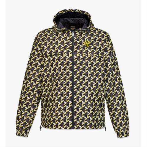 Mcm MENS cubic monogram print windbreaker in econyl