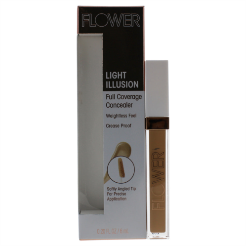 Flower Beauty light illusion full coverage concealer - m1-2 light medium by for women - 0.2 oz concealer