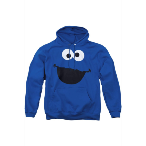 Gildan sesame street cookie monster face adult pull over hoodie