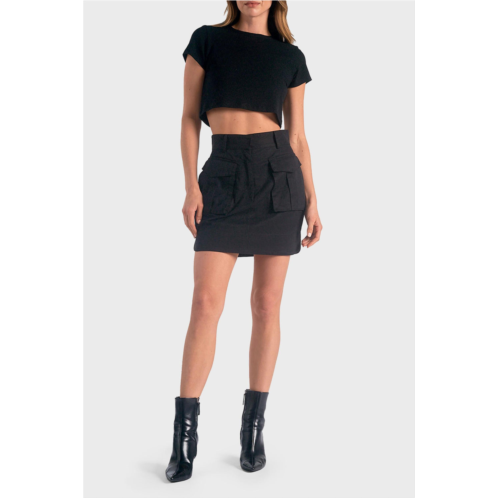 ELAN mini skirt in black