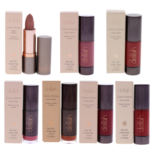 Delilah colour intense cream lipstick kit by for women - 7 pc kit 0.13 oz lipstick - whisper beau belle blossom breeze flame retro