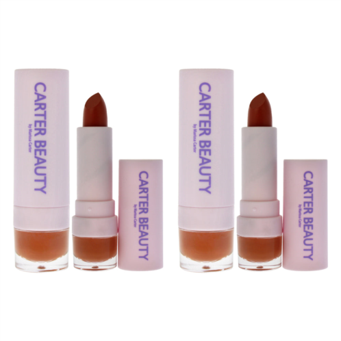 Carter Beauty word of mouth velvet matte lipstick - kris by for women - 0.16 oz lipstick - pack of 2