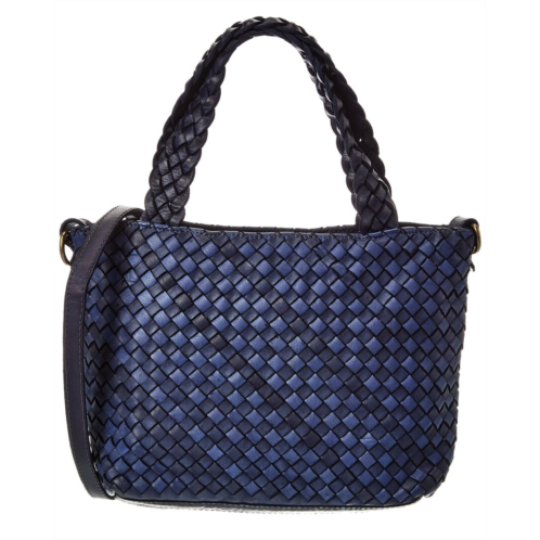 Isabella Rossetti marie hand woven leather tote