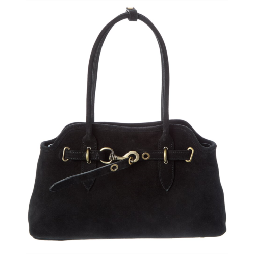 Persaman New York shoulder suede bag