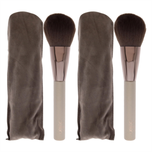 Delilah large powder brush - br02 by for women - 1 pc brush - pack of 2