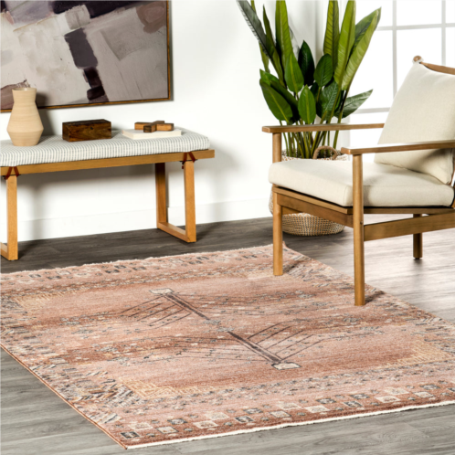 NuLOOM talulla vintage arrow fringe area rug