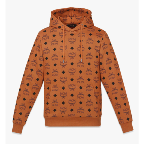 Mcm maxi monogram print hoodie in organic cotton