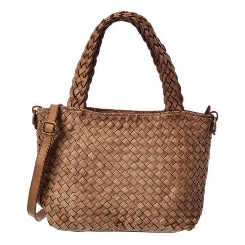 Isabella Rossetti marie hand woven leather tote