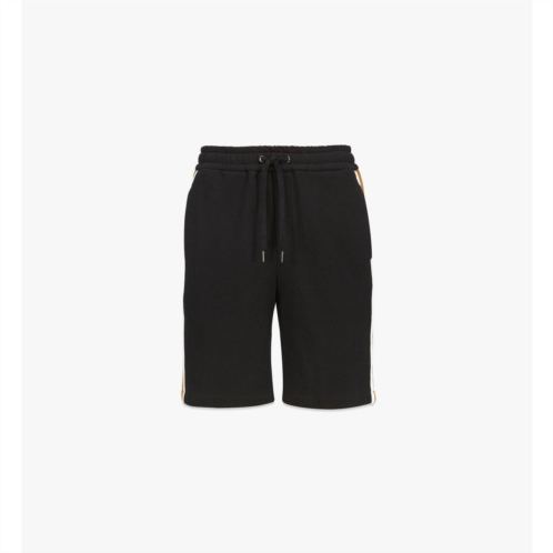 Mcm MENS classic logo track shorts in organic cotton