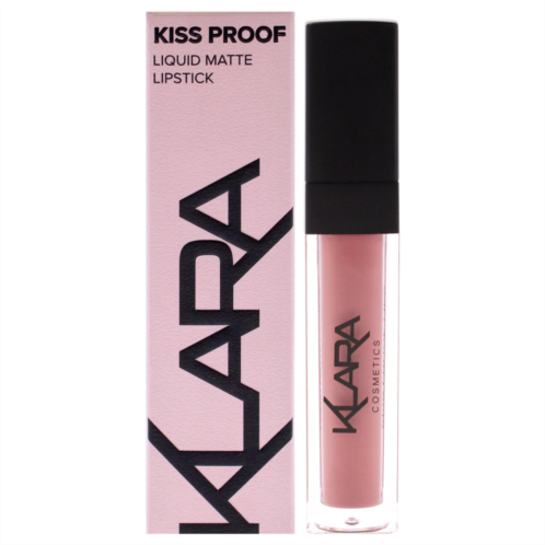 Klara kiss proof liquid matte lipstick - 23 provocative pink by for women - 0.27 oz lipstick