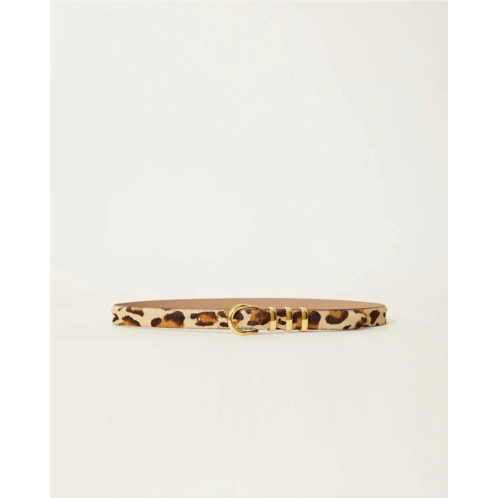 B-LOW THE belt womens kad calf-hair leather belt in leopard gold