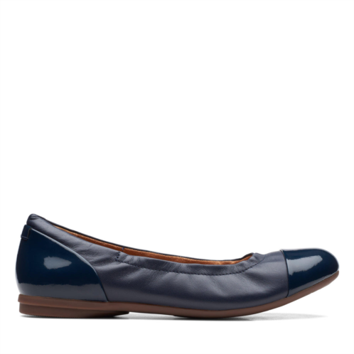 Clarks rena jazz in blue leather