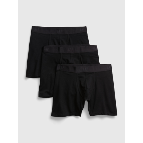 Gap 5 Organic Stretch Cotton Boxer Briefs (3-Pack)